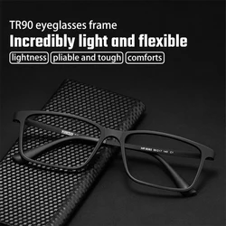 CAIDERONI Personalized Frames Anti-blue Light Reading Glasses Men Customizable Prescription Myopia Hyperopia Photochromic 8085
