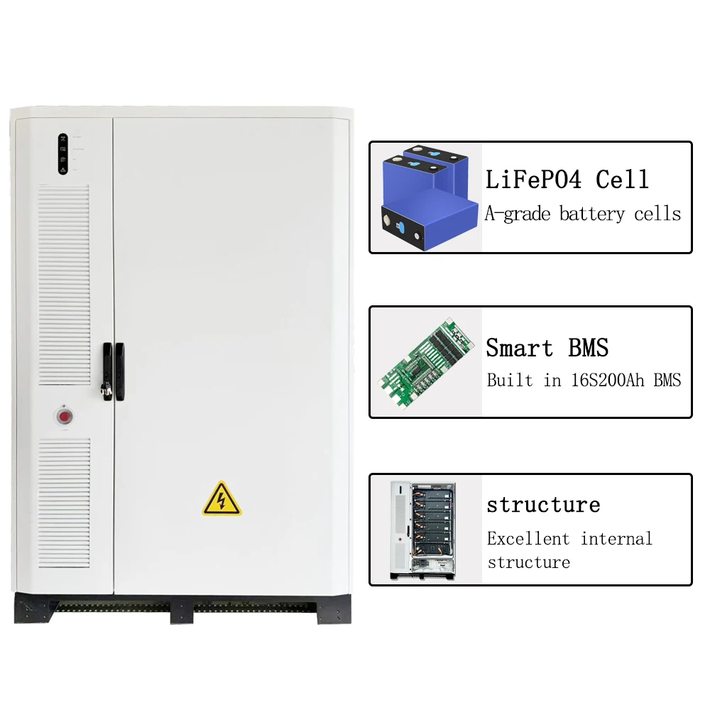 SMS Grade Lithium Battery Exclusive for Middle East 100kwh-3mwh Energy Storage LIFEPo4 Type