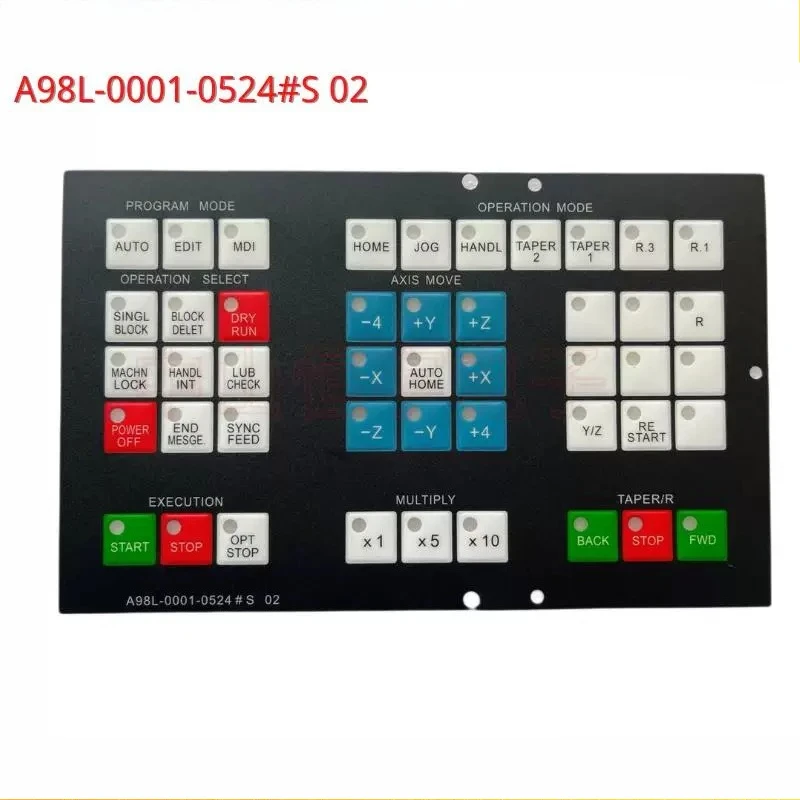 1PC Membrane Button Switch for A98L-0001-0524#T A98L-0001-0524#S 02 A98L-0001-0524#J A98L-0001-0524#CH  Overlay Film