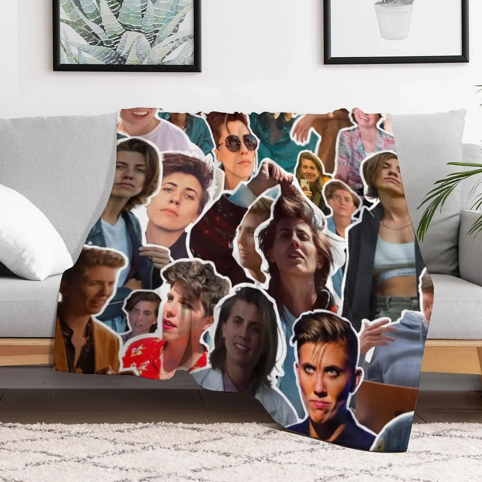 E.R. Fightmaster Collage, ER Fightmaster,E R Fightmaster Throw Blanket Cozy Warm Blanket for Bed Room Decor