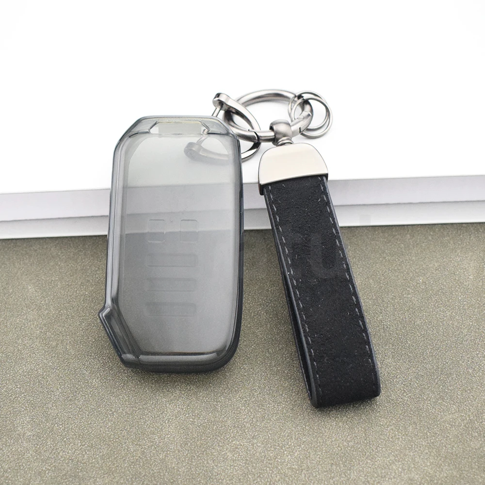 

Transparent Auto Shell TPU Car Key Case Cover For Kia 2022 Dl3 Mq4 K5 Grand Sorento Ev6 New Carnival Sedona K8 V6 2022 GT Line