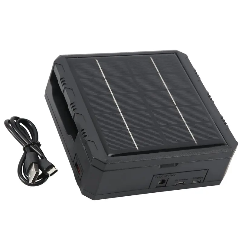 BMBY-18650 Solar Lithium Battery Smart Type-C Four-Slot Multi-Function Outdoor