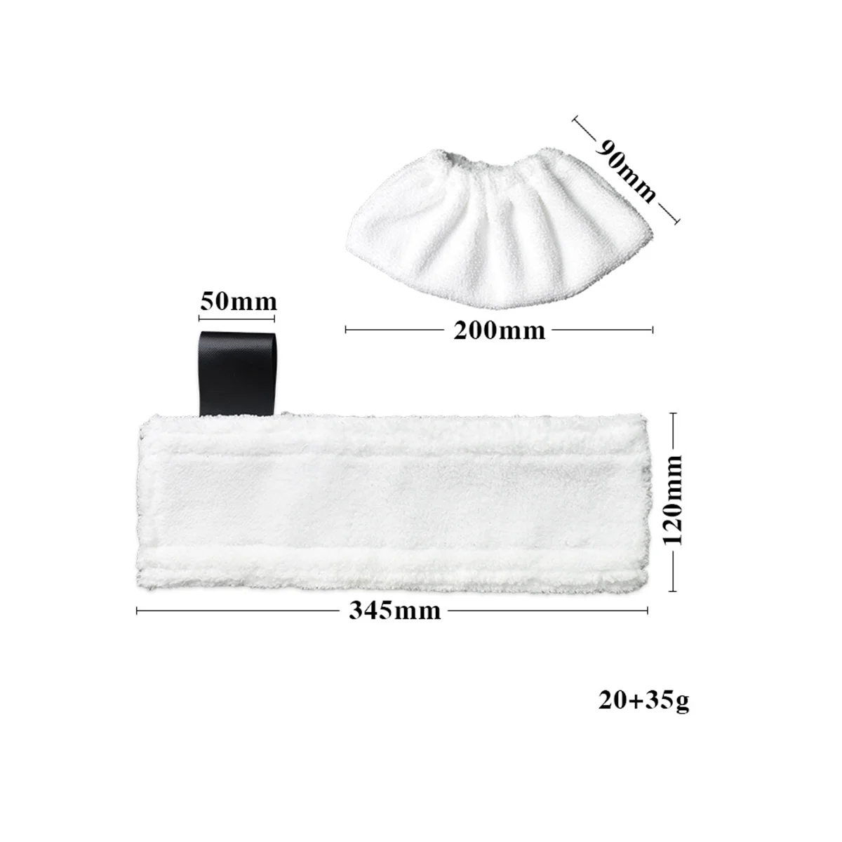 Швабра, 3 шт., тряпки для швабры из микрофибры, 3 чехла для швабры, совместимые с пароочистителями SC2 SC3 SC4 SC5