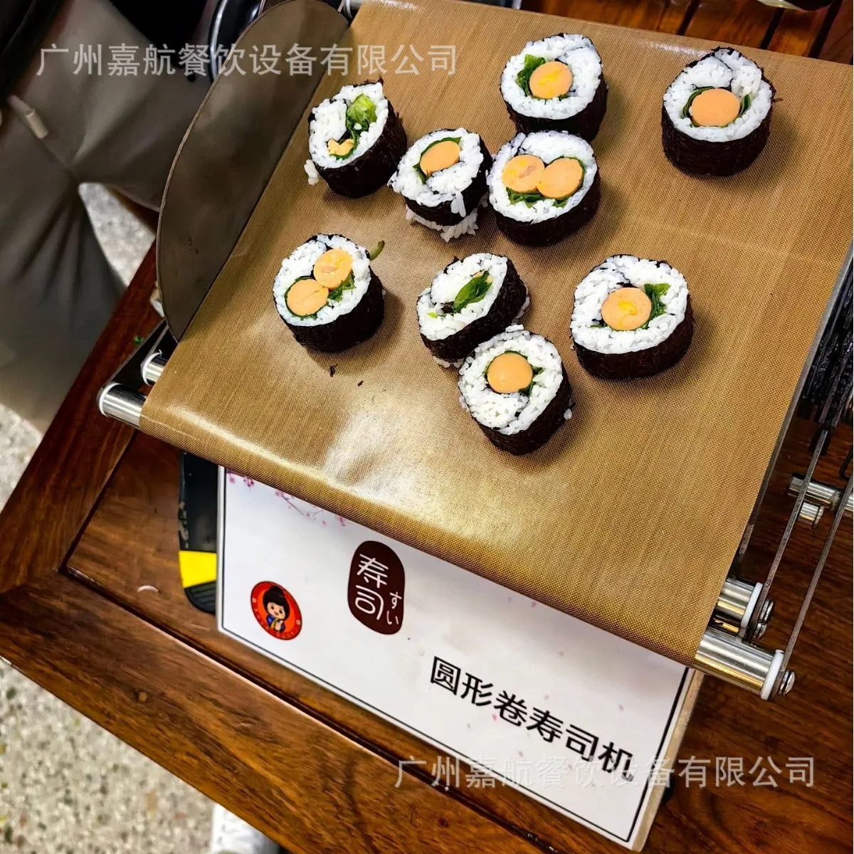 آلة لف السوشي التجارية المستديرة المربعة المتداول الأوتوماتيكية آلة قطع السوشي #3