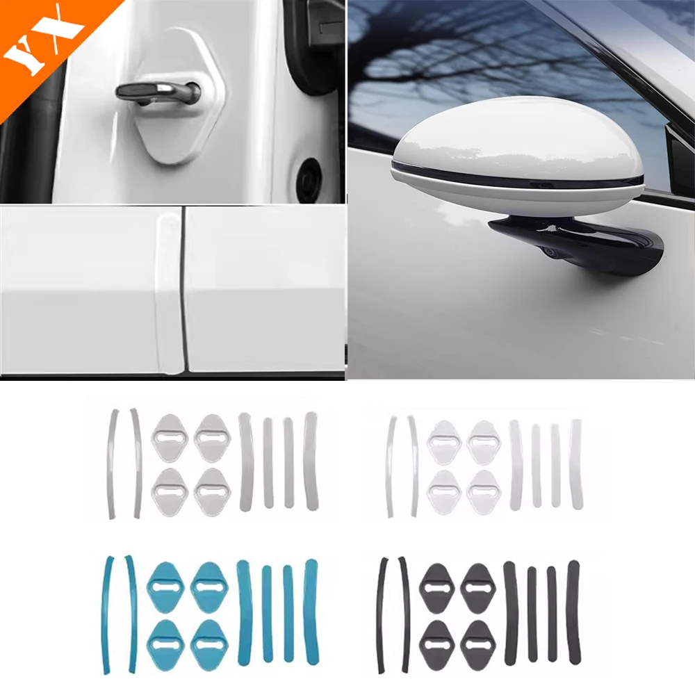 For xiaomi SU7 Pro MAX Accessories 2024 Rearview Mirror Anti-Collision Strip Car Anti-Collision Protection Strip Body Protection