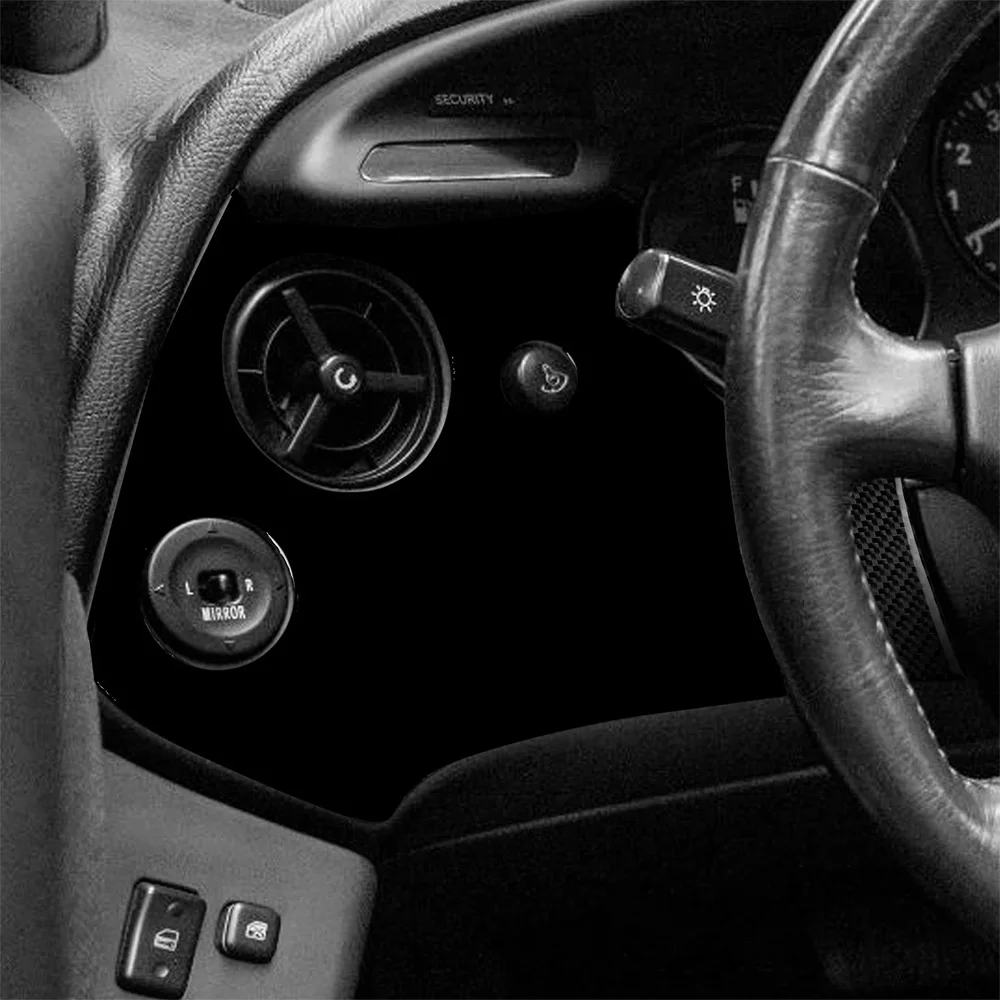 

For Toyota Supra A80 MK4 1993-1999 Piano Black Driver's Side Air Conditioning Vent Panel Cover Trim Car Accessories Sticker