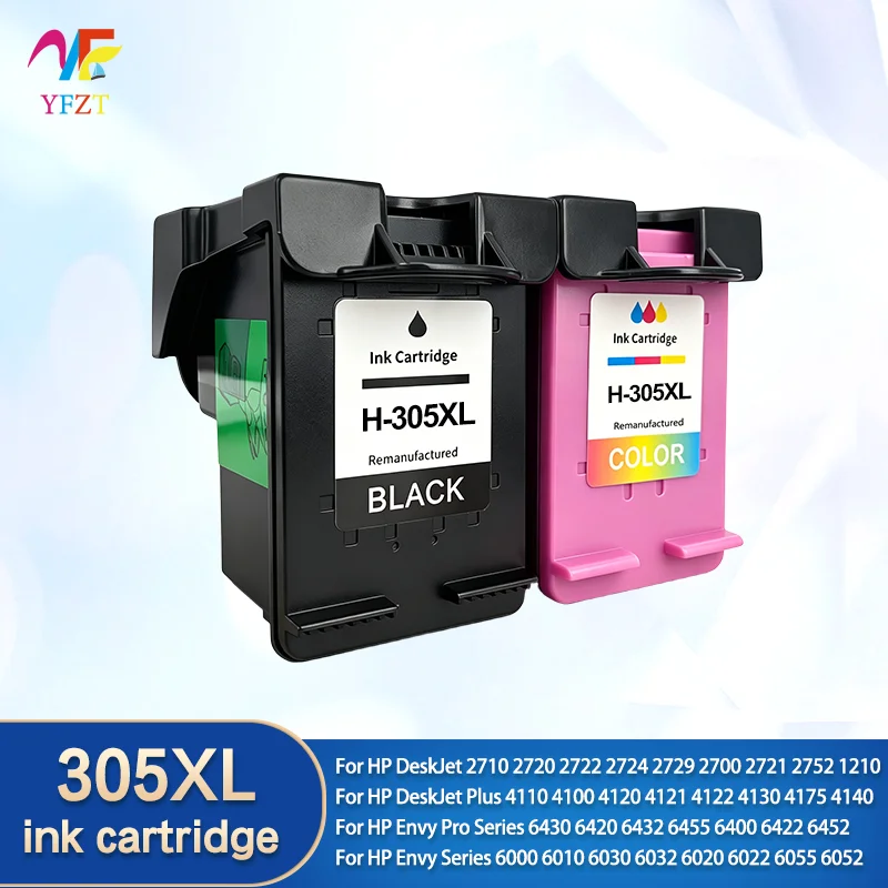For HP 305 305XL Remanufactured Ink Cartridge For HP DeskJet 2710 2720 2810e 6010 6012 6020 6022 6410 6412 4120 4122 Printer