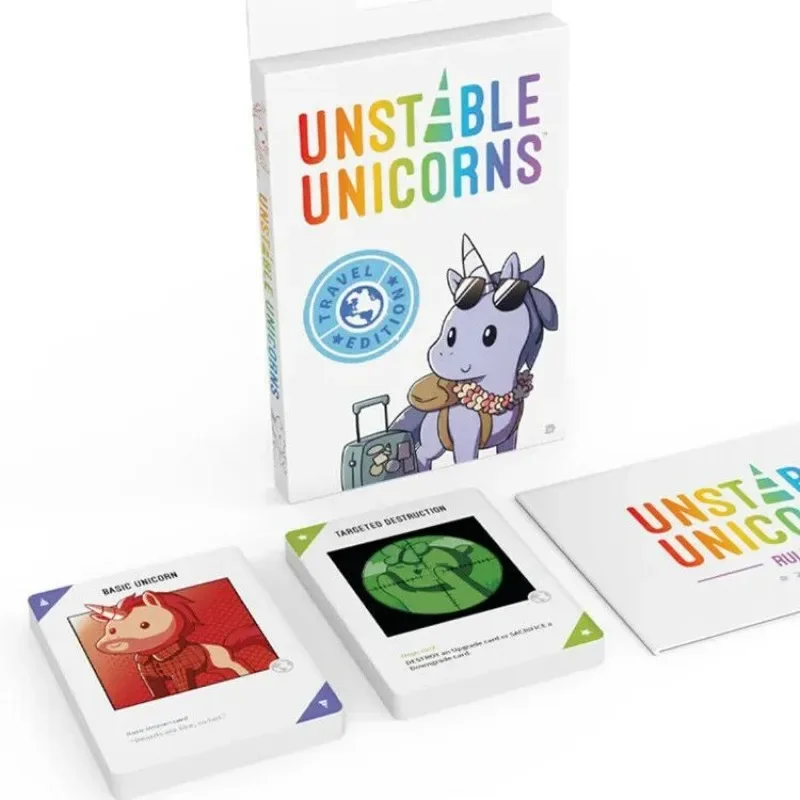 Unstable Unicorns: Travel Edition Board game