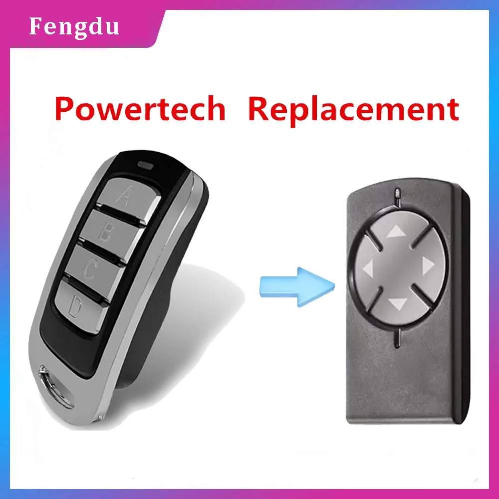 garage remote control electronic gate control garage door opener 433 mhz for Powertech PR-2