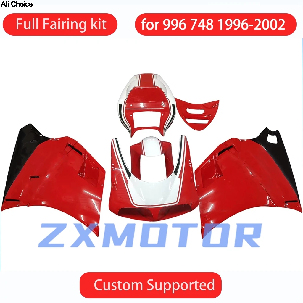 

New For DUCATI 996 1996 1997 1998 1999 2000 2001 2002 Red Fairing Kit 748 96-02 Free Custom Motorcycle Fairings