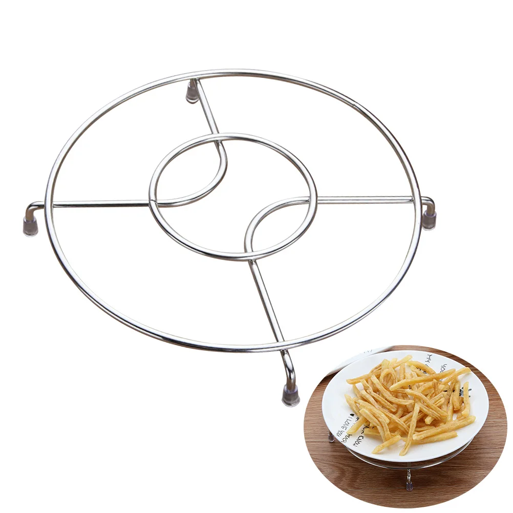 

Steaming Rack Stainless Steel Waterproof Tool for Cookies Cupcakes Steaming Cooling Stand Basket Storage Organizer
