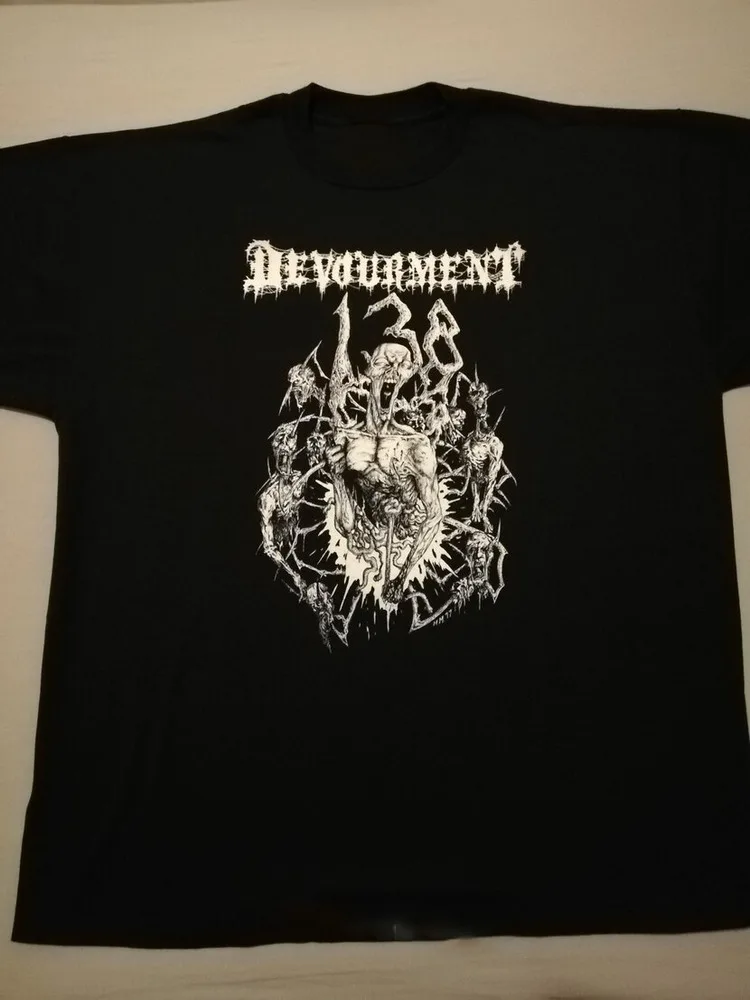 Devourment Molesting the Decapitated T-Shirt Cotton Black Unisex S to 5XL DA101  High Quality 100%Cotton Short Sleeve