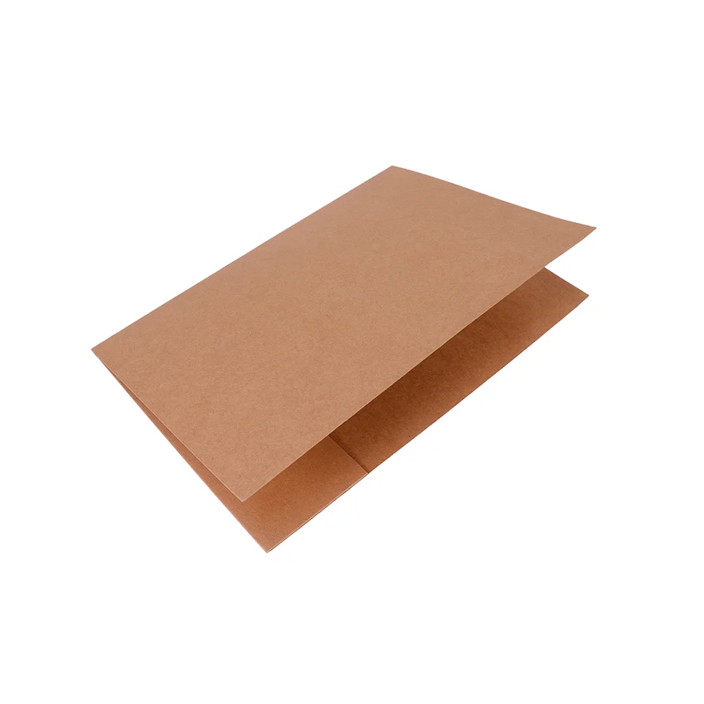 10pcs Kraft Paper File Holder Creative A4 Paper Protector Paper Folder for Home Office School paper file pouch