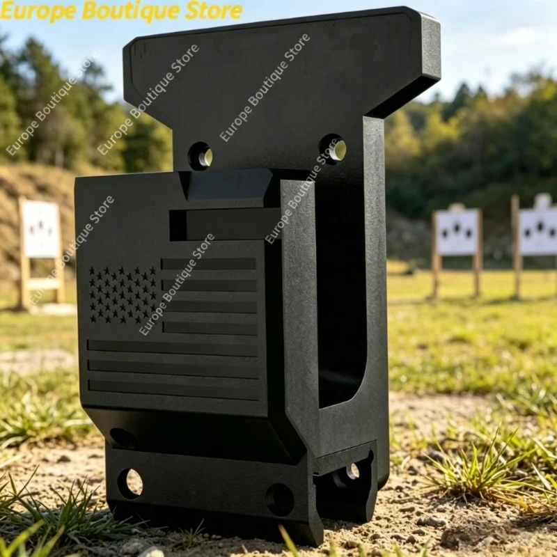 

Gun Wall Rack With PMAG Storage AR15 Rifle Wall Mount Holder 300Lbs Tension Indoor Storage