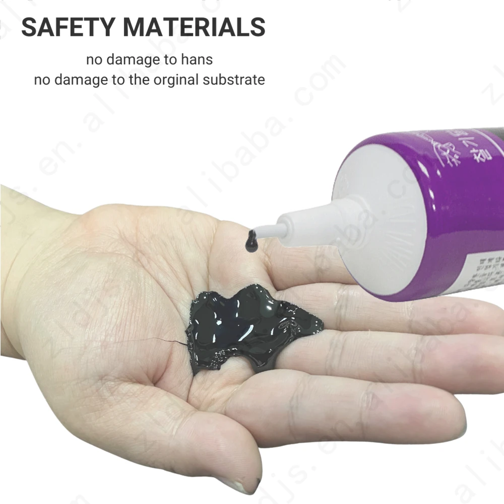 Zhanlida T9000S 110ML Black Glue Acrylic Friendly MultiPurpose Emiconductor Jewelry Phone Case Repair Zhanlida T9000S Black Glue