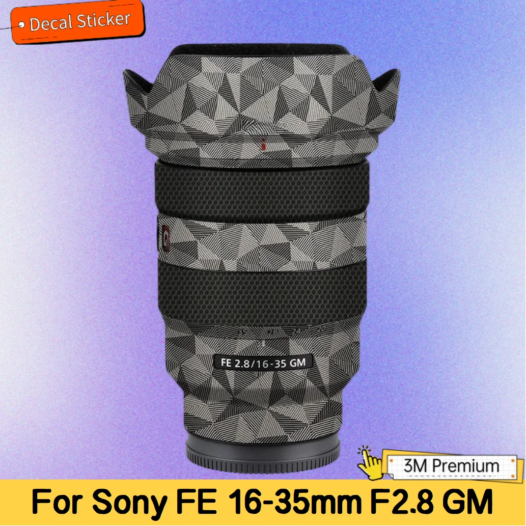 

Для Sony FE 16-35 мм F2.8 GM наклейка на объектив защитная наклейка на кожу виниловая пленка защитное покрытие от царапин