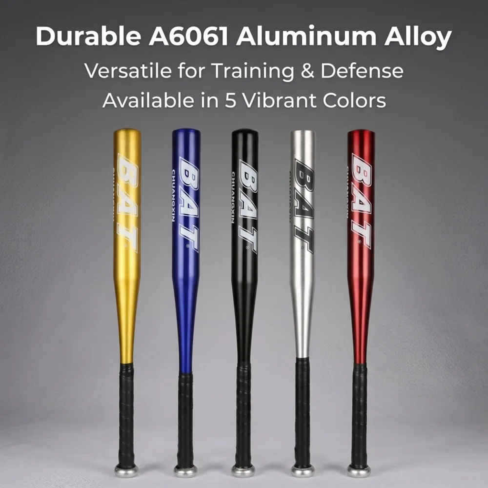 

Aluminum Alloy Baseball Stick For Kids And Adults, Practice Stick For School Students, Multicolor Softball Baseball Practice