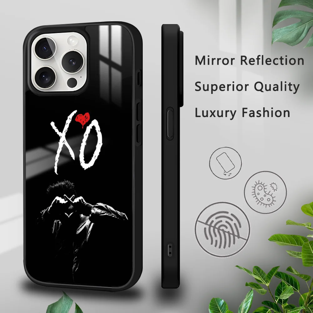 The W-WeekndS XO Singer Phone Case For iPhone 16 15 14 13 12 11 Pro Xs Max Mini Plus Celulares Hard Funda