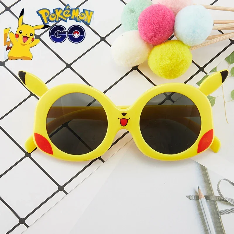 

6 Colors Pokemon Cute Cartoon Children's Sunglasses Pikachu UV Protective Sunglasses Children Boys Girls Fashion Glasses