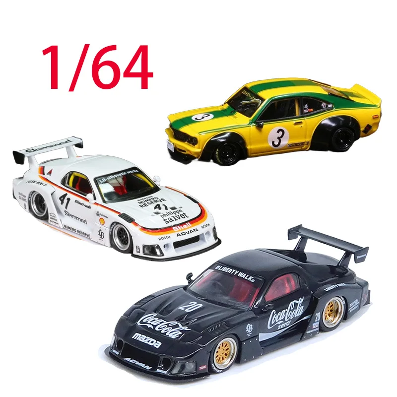 

INNO Diecast 1/64 Scale Mazda Alloy Car Model Mazda RX7 FD3S LB SUPER SILHOUETTE Play Vehicles Toys for Boys Original Box