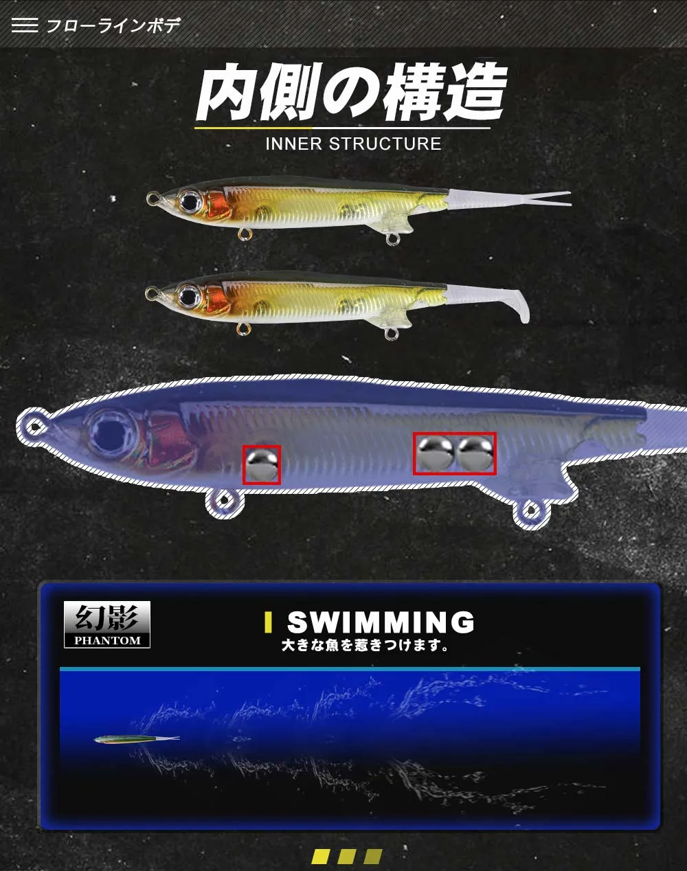 D1 Kleine Oberfläche Köder Jerkbait I-förmigen Angeln Lockt 65mm Künstliche Kunststoff Walker Süße Fisch Für Bass Angeln blackbass Karpfen – Detail 3