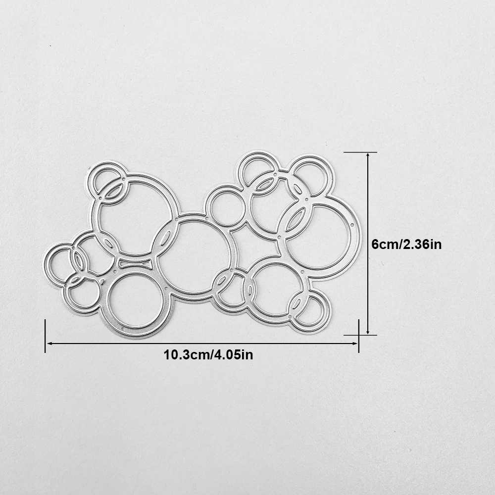 Circle bubble background Metal Cutting Dies Stencils for DIY Scrapbooking Decorative Embossing DIY Paper Cards