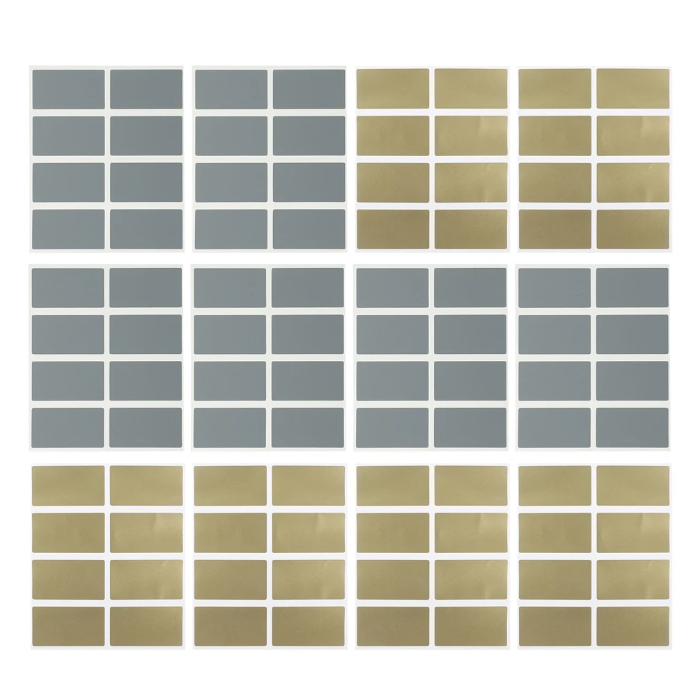 

200 Pcs Scratch Card Stickers Gold Ticket Lucky Tags Labels DIY Off Tickets Classic Gold Color Game Prizes Birthday Cards Folder