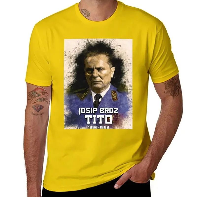 New Josip Broz Tito 1892 - 1980 the President of Yugoslavia SFRJ T-Shirt funny t shirts man clothes mens funny t shirts