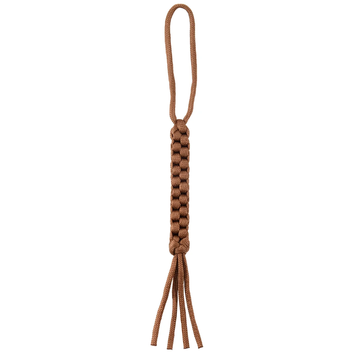 Cordón para cuchillo de tejido cuadrado Paracord - Caqui