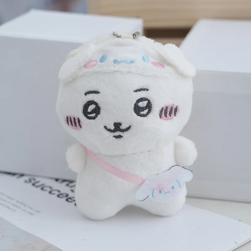 Chiikawa Doll Toys Little Foot Series Gieka Wa Xiaoba Self Birthday Gift Keyring Plush Rabbit Toy Dolls