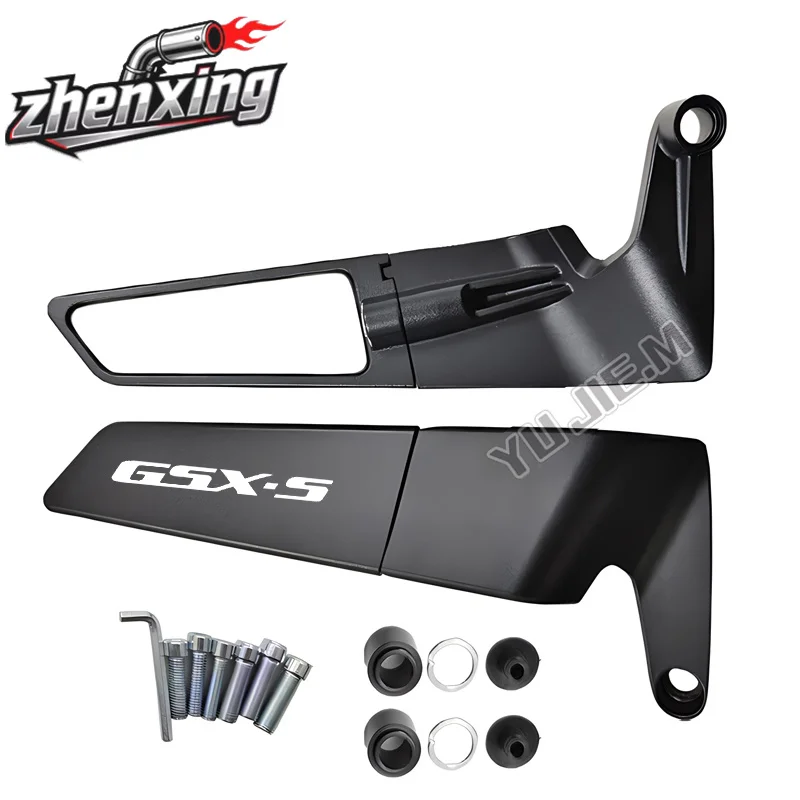 For SUZUKI GSXS750 GSXS1000 GSXS1000F GSX-S250 GSX-S150 GSX S 750 1000 250 150 GS CNC Motorcycle CNC rearview mirror fixed wing