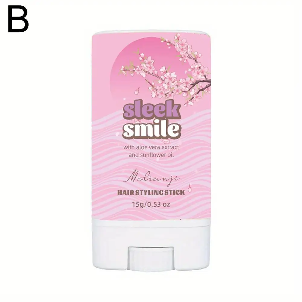 1 قطعة عصا شمع الشعر للطيران بعيدا وجعد الشعر نكهة الفاكهة المحمولة تصفيف الشعر دهن عصا للرجال النساء كسر الشعر X2P6
