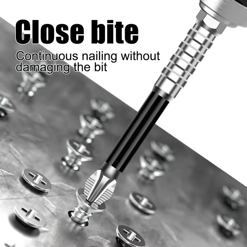 K5 Non-slip High Hardness Bit S2 Strong Magnetic 5A Black Non-slip Cross Head Electric Drill Electric Screwdriver Bit - Image 3