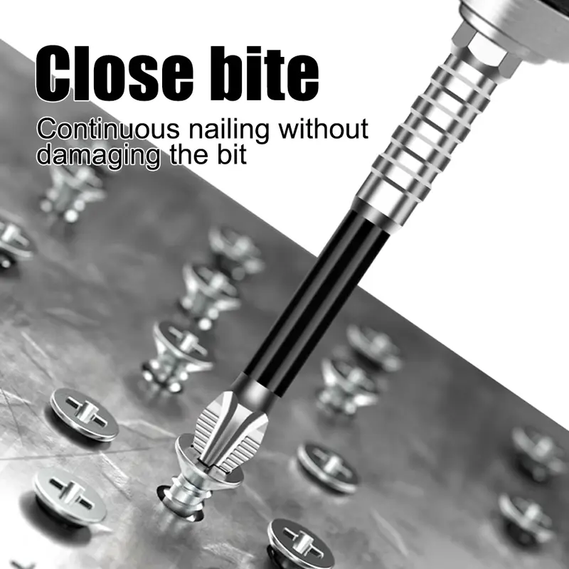 K5 Non-slip High Hardness Bit S2 Strong Magnetic 5A Black Non-slip Cross Head Electric Drill Electric Screwdriver Bit - Image 3