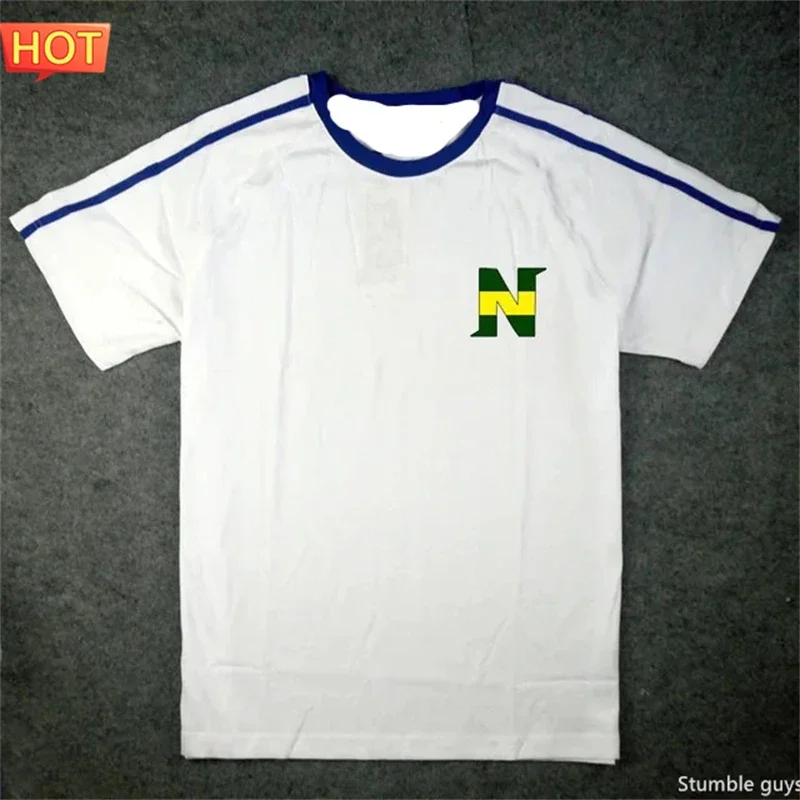 Anime Nankatsu Captain Tsubasa Fußballtrikot Herren Kleidung Jungen T-Shirt Kinder Cosplay Rollenspiel Kurzarm-Oberteil