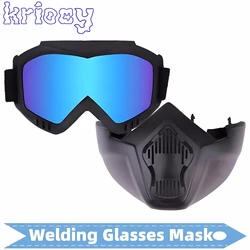 Solar Energy Automatic Dimming Argon Arc Tig Welding Glasses Welder Mask Helmet Equipment Gas Cutting Goggles Protection Tools