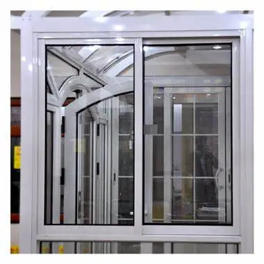 High Quality Upvc Double Glazed Design Energy Saving Window High Quality PVC Window Waterproof Pvc Double Sliding Window