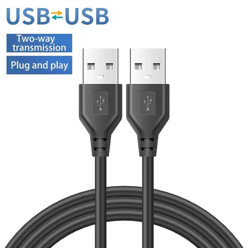 USB to USB Extension Cable Type A Male to Male USB Extender for Radiator Hard Disk Webcom Camera USB Cable Extens 0.5m 1m 1.5m