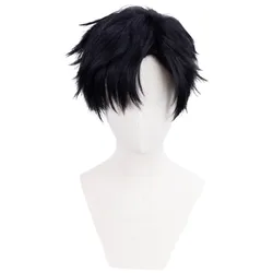 Light and Night Carnival Cosplay Osborn Costume Wig Short Light  Heat Resistant Synthetic Halloween Party Wigs + Wig Cap