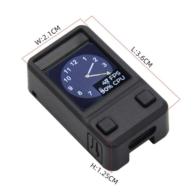 AB53 Nerdminer T-QT ESP32S3 GC9A01 Módulo LCD de 0,85 polegadas com estojo para Nerd Miner Bitcoin Solo Lottery Miner BTC Miner S3FN8