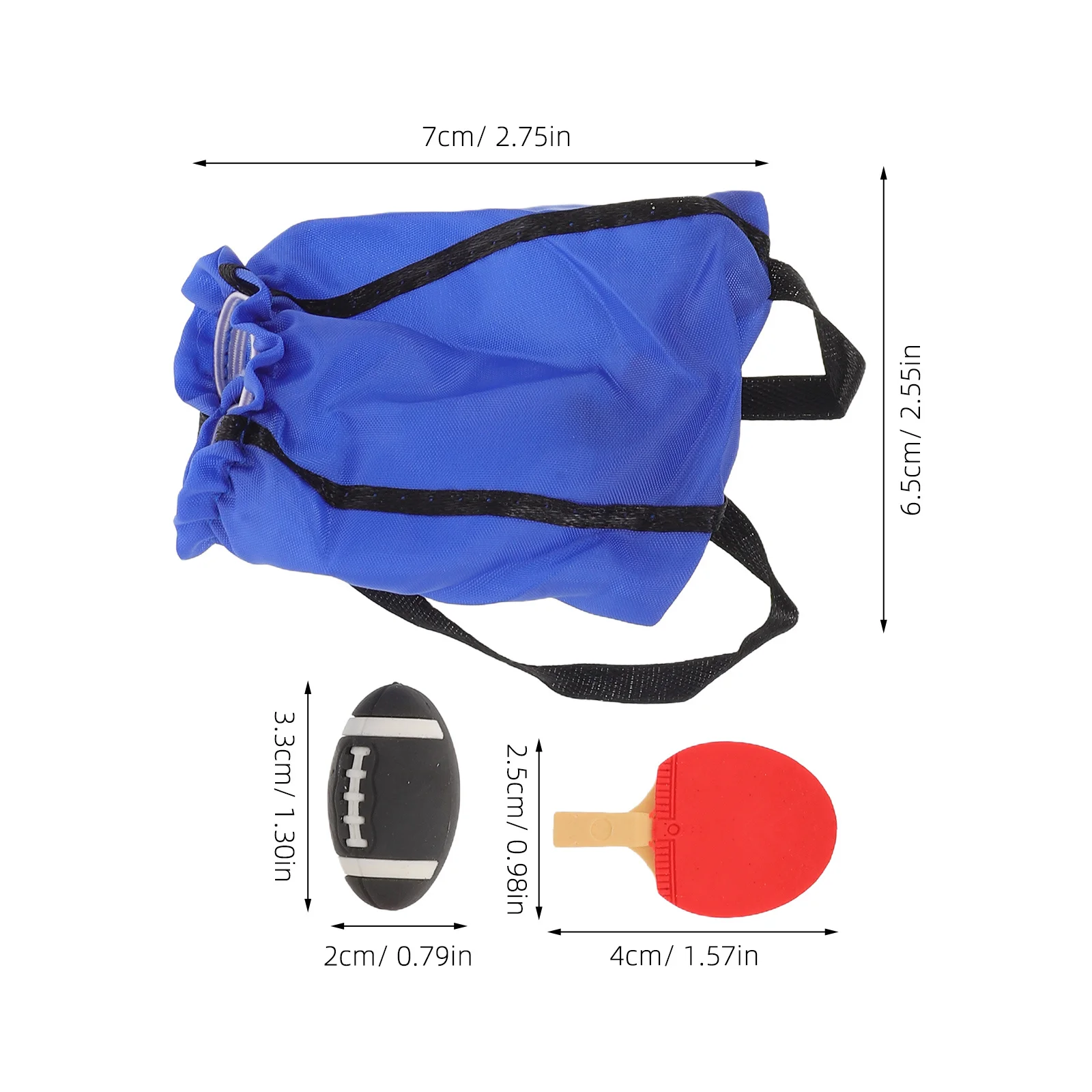 1 مجموعة 1 مجموعة مجموعة رياضية صغيرة لبيت الدمى لوازم رياضية مصغرة واقعية مع كرة السلة كرة القدم كرة القدم حبل القفز المحمولة #2