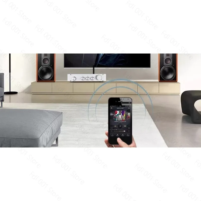 L1/L1B preamplifier  2.0/2.1 Channel Tone HIFI Preamp High, Middle and Bass Adjustment Bluetooth 5.0 Decoding Black / Silver
