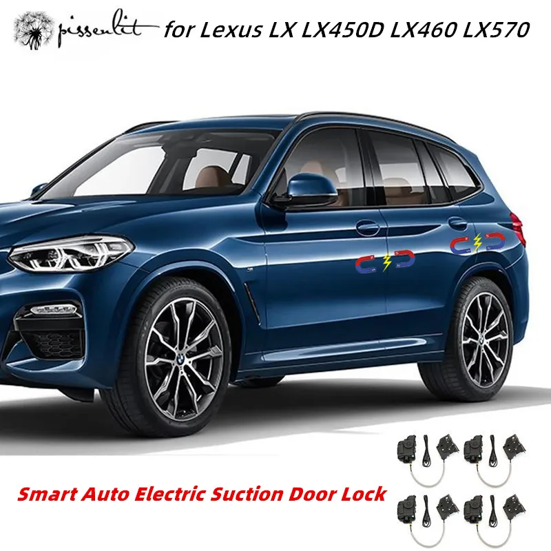 

Smart Auto Car Electric Suction Door Lock for Lexus LX LX450D LX460 LX570 Soft Close Super Silence Self-priming Door Accessories