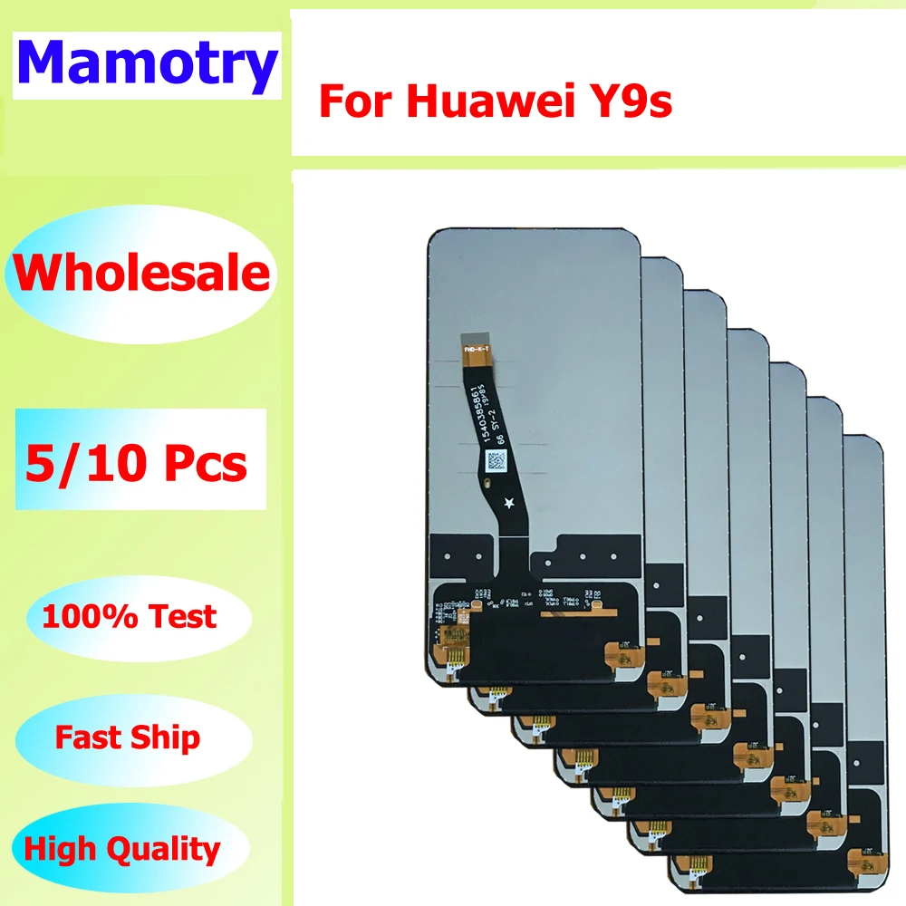 

Оптовая продажа, 5/10 шт./лот для Huawei Y9s, сенсорный ЖК-дисплей в сборе P Smart Pro 2019
