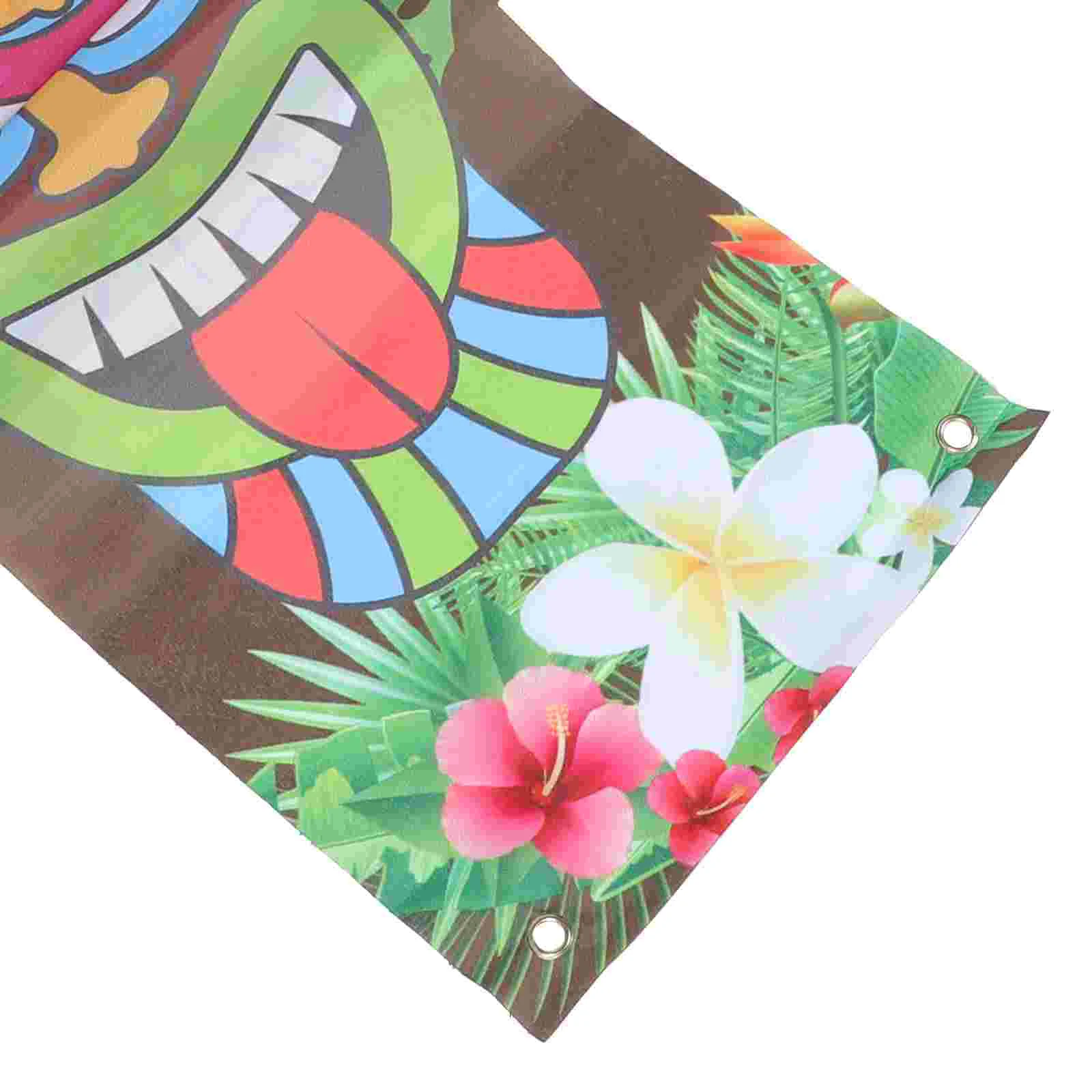 Hawaiian Banner Porch Birthday Party Decorations Luau Hanging for Door Supplies The Banquet