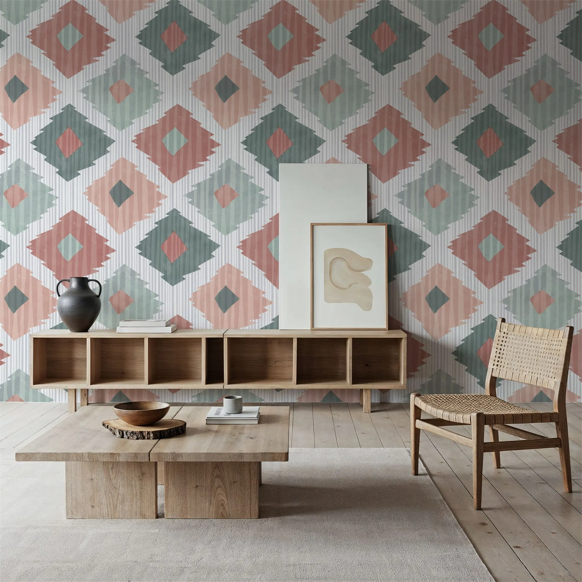 Niestandardowy wzór Ikat V Duż – Ikat Woven Fabric recenzja i cena