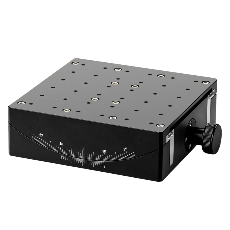 Manual Angle Position Table, Pitch Table, Positive and Negative Adjustment Table Surface 160*160, Angle ±20 Degrees