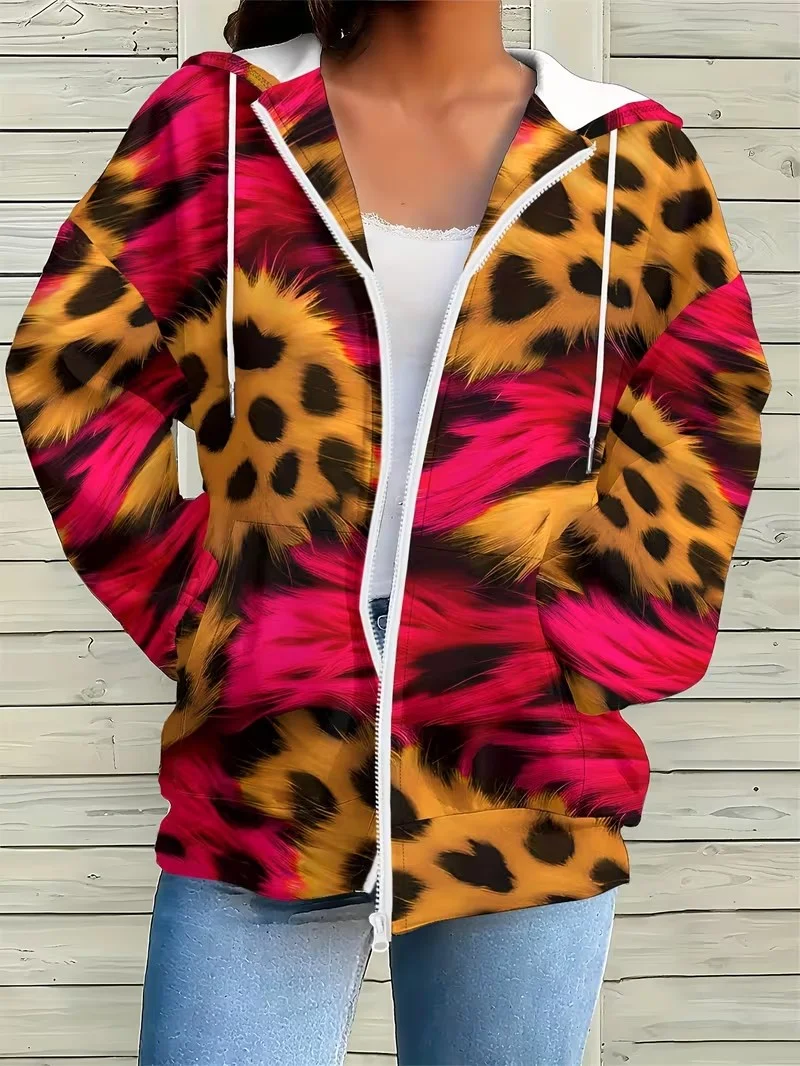 

Women's new fashionable casual zipper hoodie - versatile daily commuting top for women,