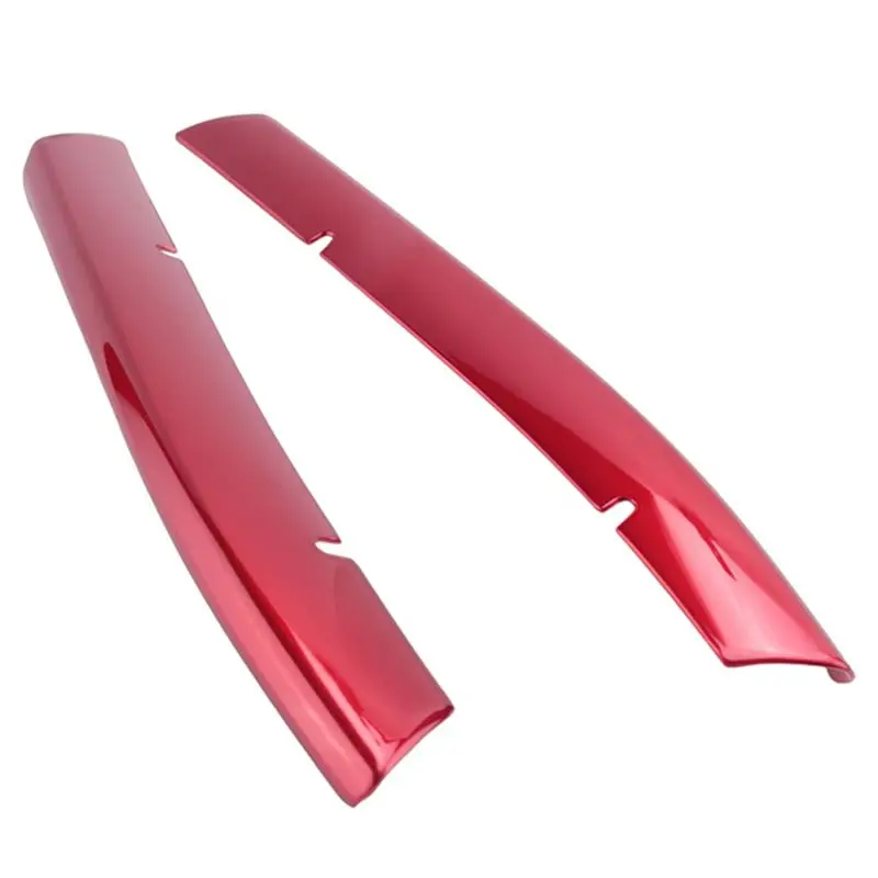 A60E-For Mazda Cx-5 Cx5 2017-2021 Exterior Car Bumper Lower Grille Trims Panel Red Accessorie Front Styling Modification Parts C