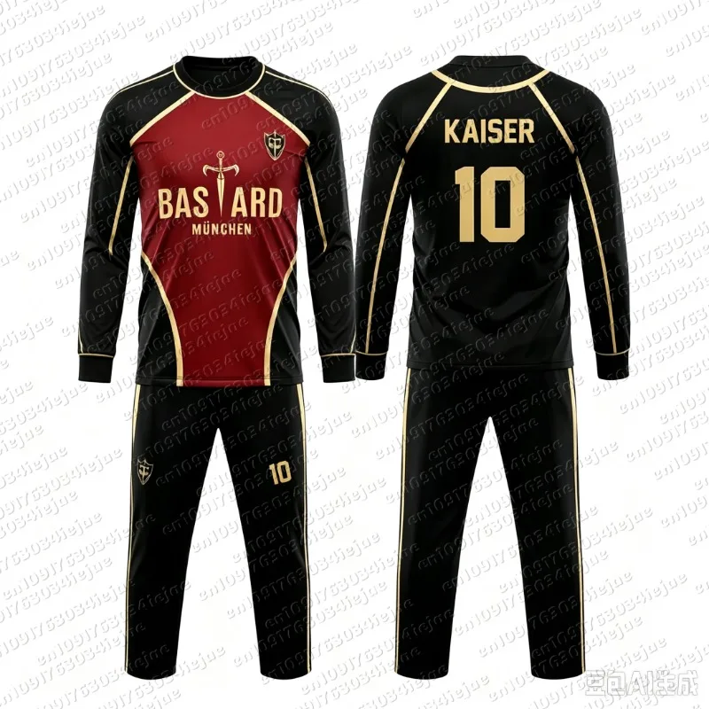 2026 New Anime Kid T-shirt Suit Anime Football Team 3D Printed Loose Casual Round Neck Short Sleeve T-shirt Suit Top